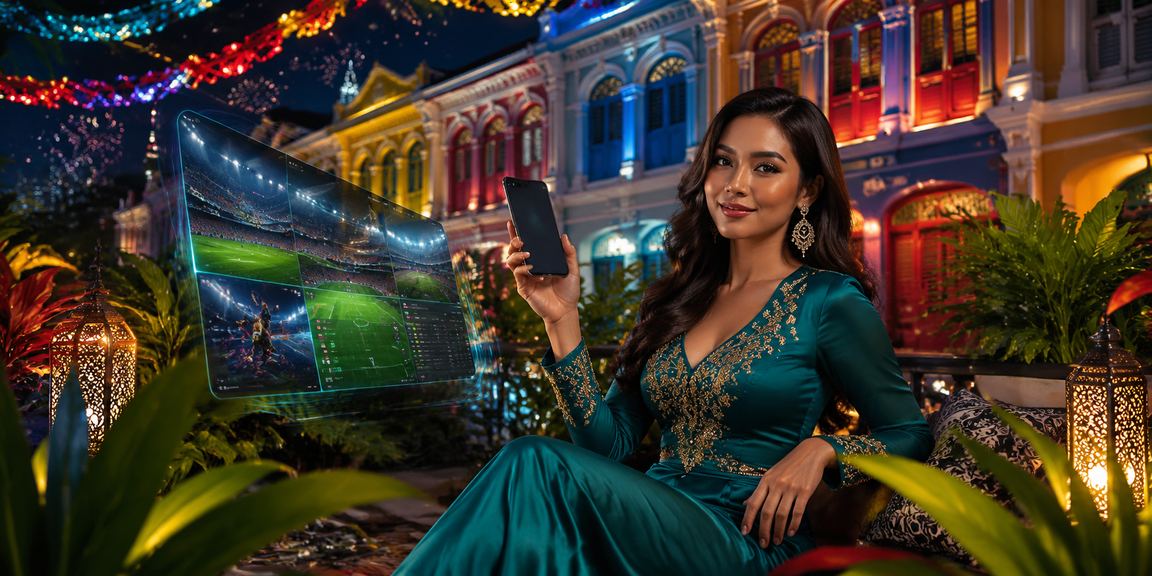 A user in Penang placing a football bet on their mobile during Hari Raya on chelsea88